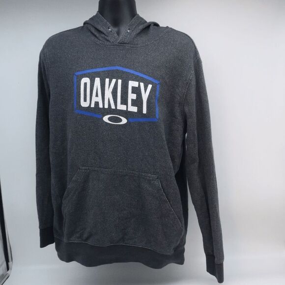 Oakley Hoodie Long Sleeve Pullover Sweatshirt - Gray Men's Size‎ XL - Picture 1 of 5